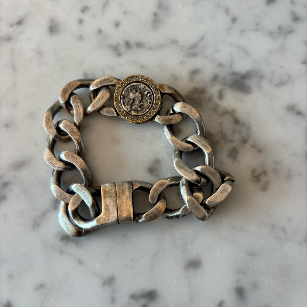 Tat2 designs mixed medal Chain Bracelet